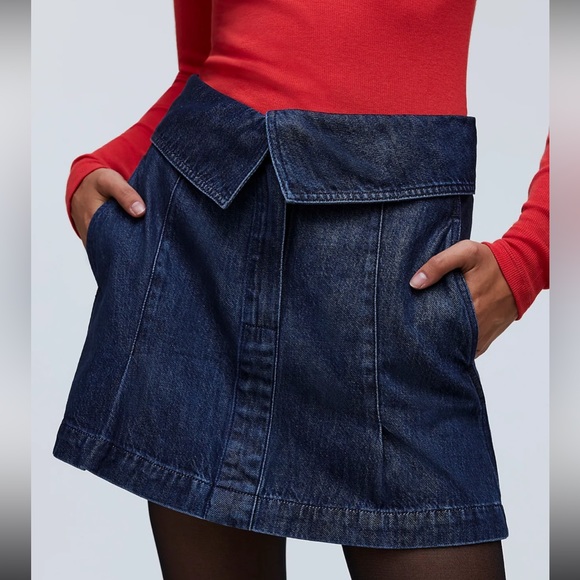 Madewell Denim Mini Skirt - Picture 4 of 4